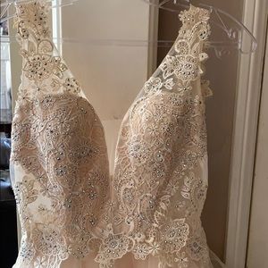 Ivory/champagne party dress